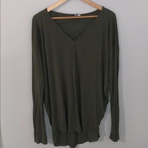 Francesca’s Long-sleeve knit shirt